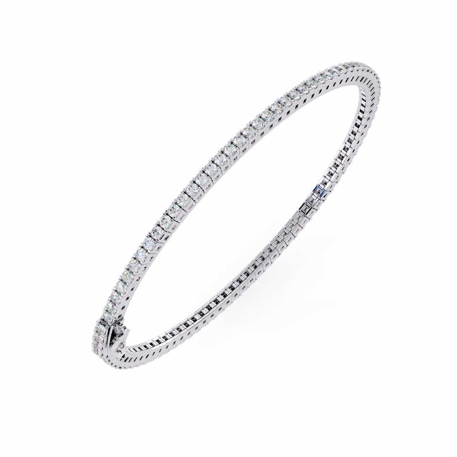 Rivière Grand Diamond Bracelet in 10k–18k Gold