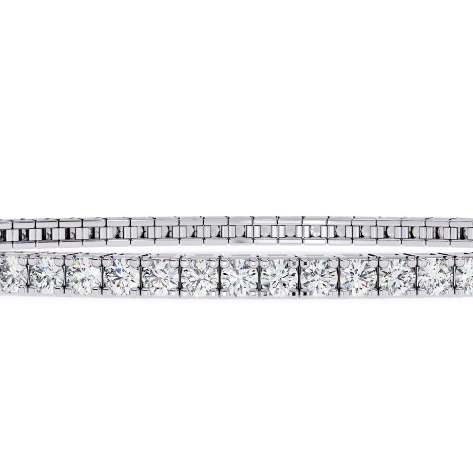Rivière Grand Diamond Bracelet in 10k–18k Gold