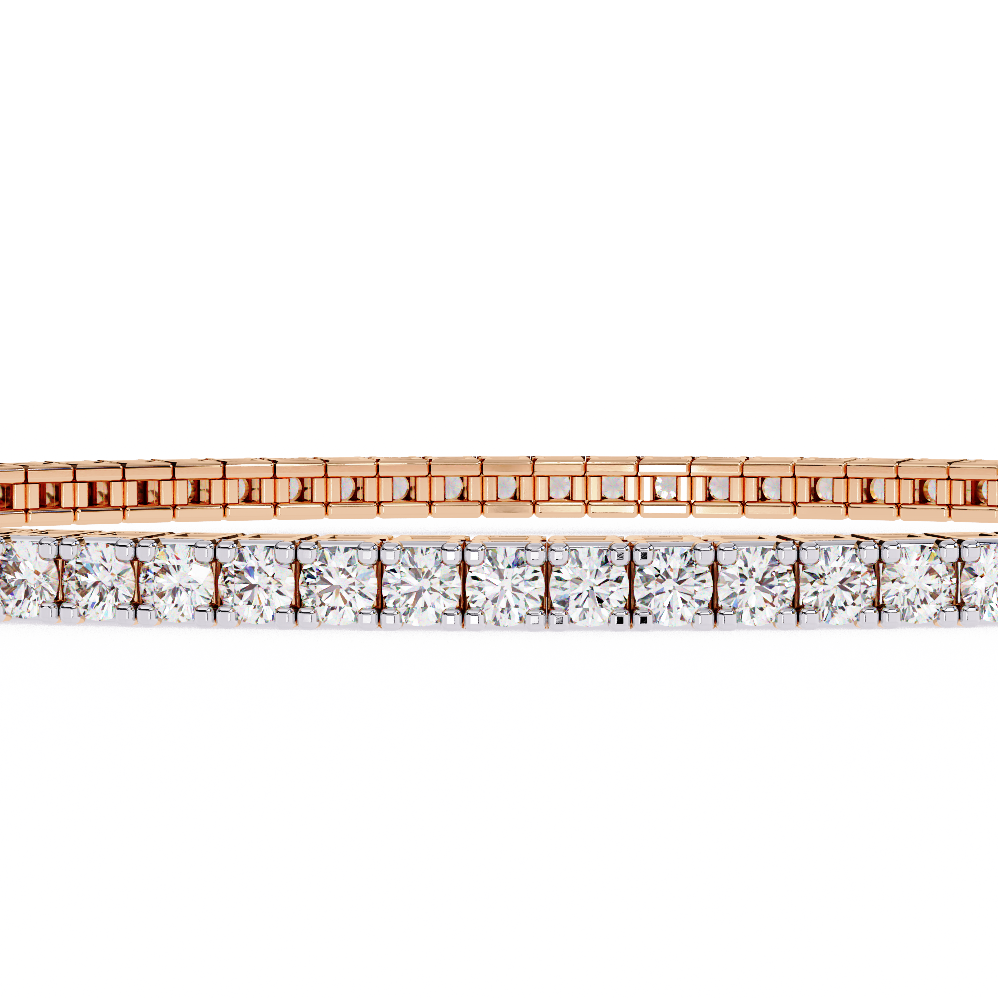 Rivière Grand Diamond Bracelet in 10k–18k Gold