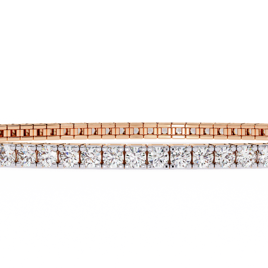 Rivière Grand Diamond Bracelet in 10k–18k Gold