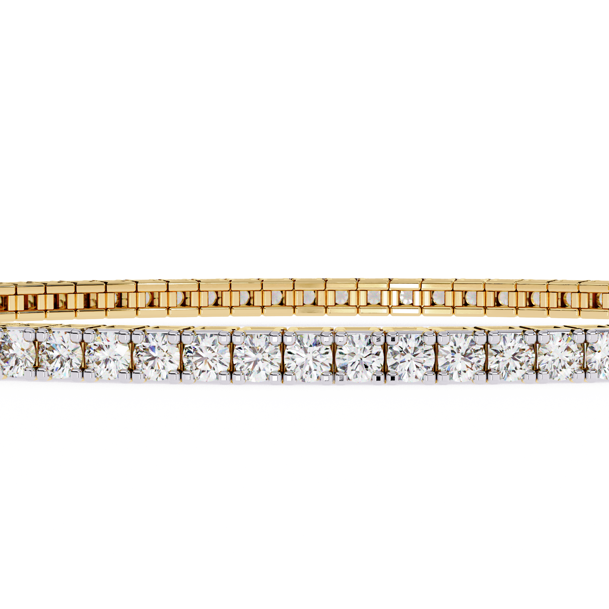 Rivière Grand Diamond Bracelet in 10k–18k Gold