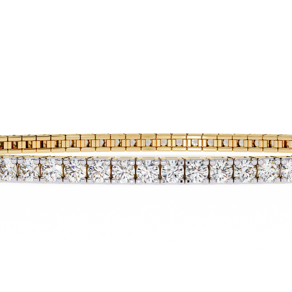 Rivière Grand Diamond Bracelet in 10k–18k Gold
