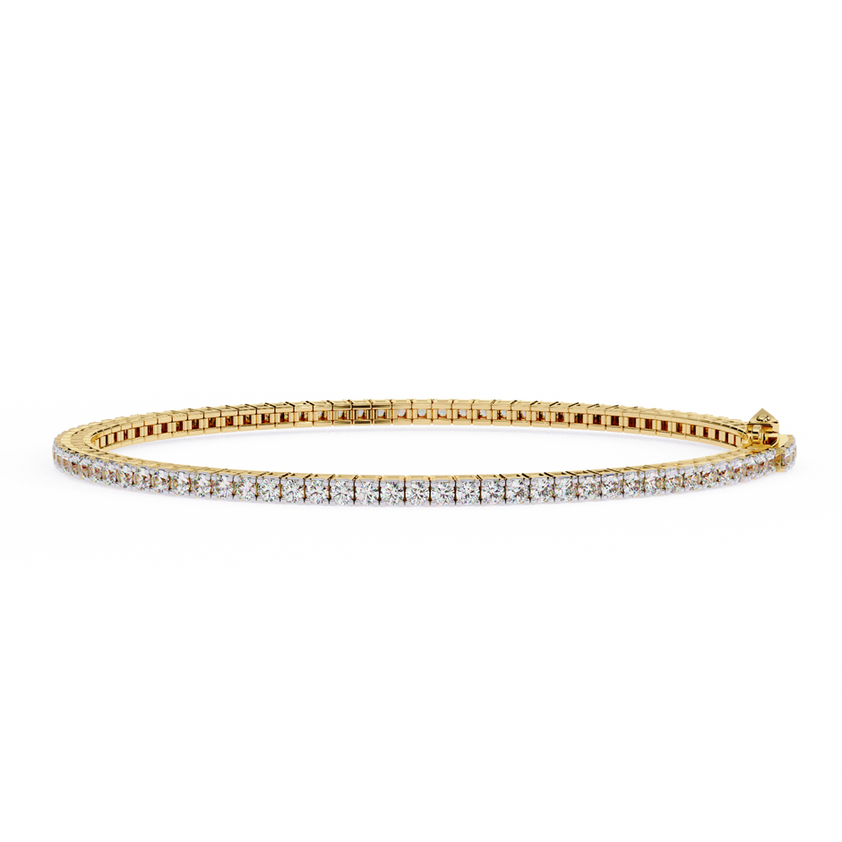 Rivière Grand Diamond Bracelet in 10k–18k Gold