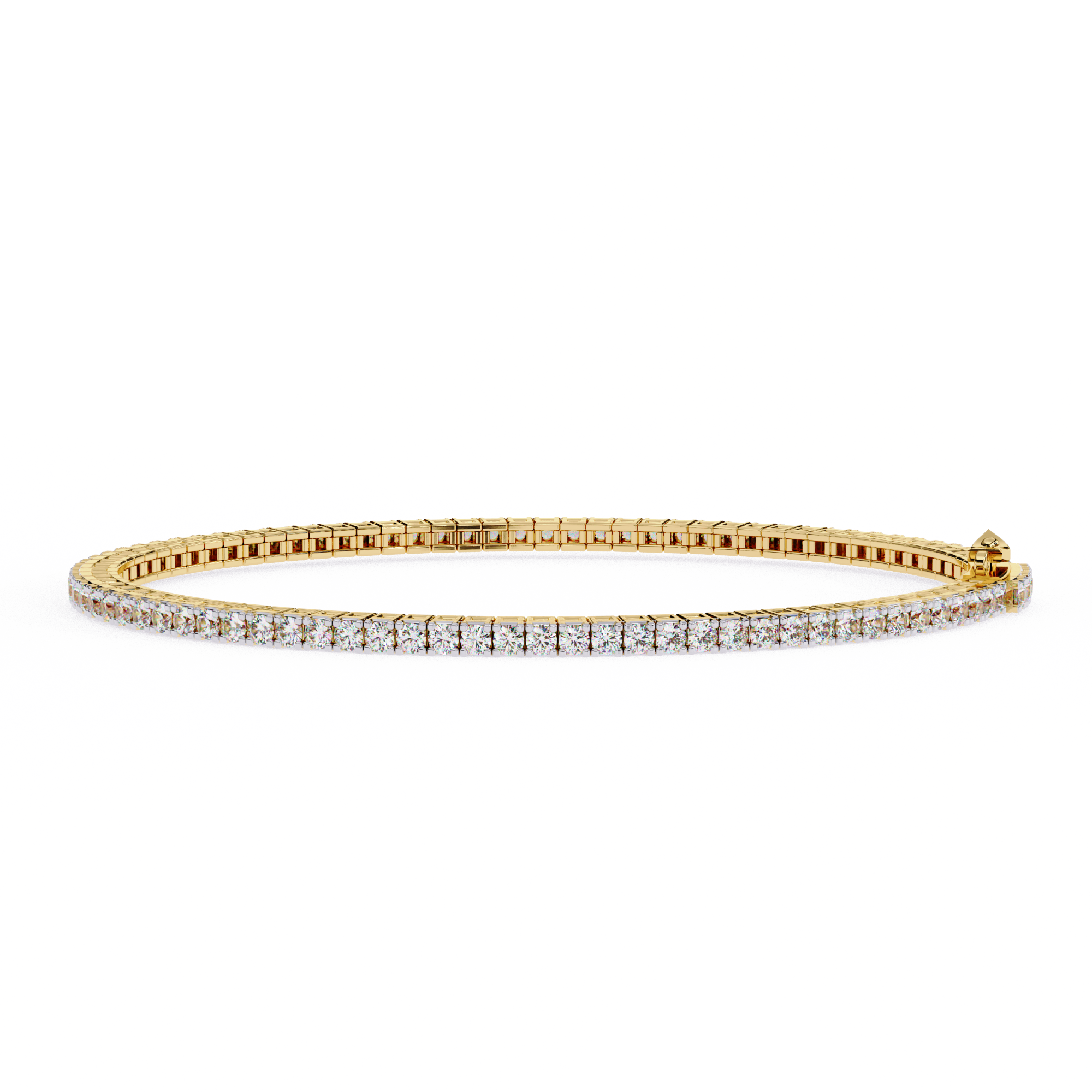 Rivière Grand Diamond Bracelet in 10k–18k Gold
