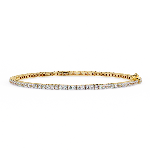 Rivière Grand Diamond Bracelet in 10k–18k Gold