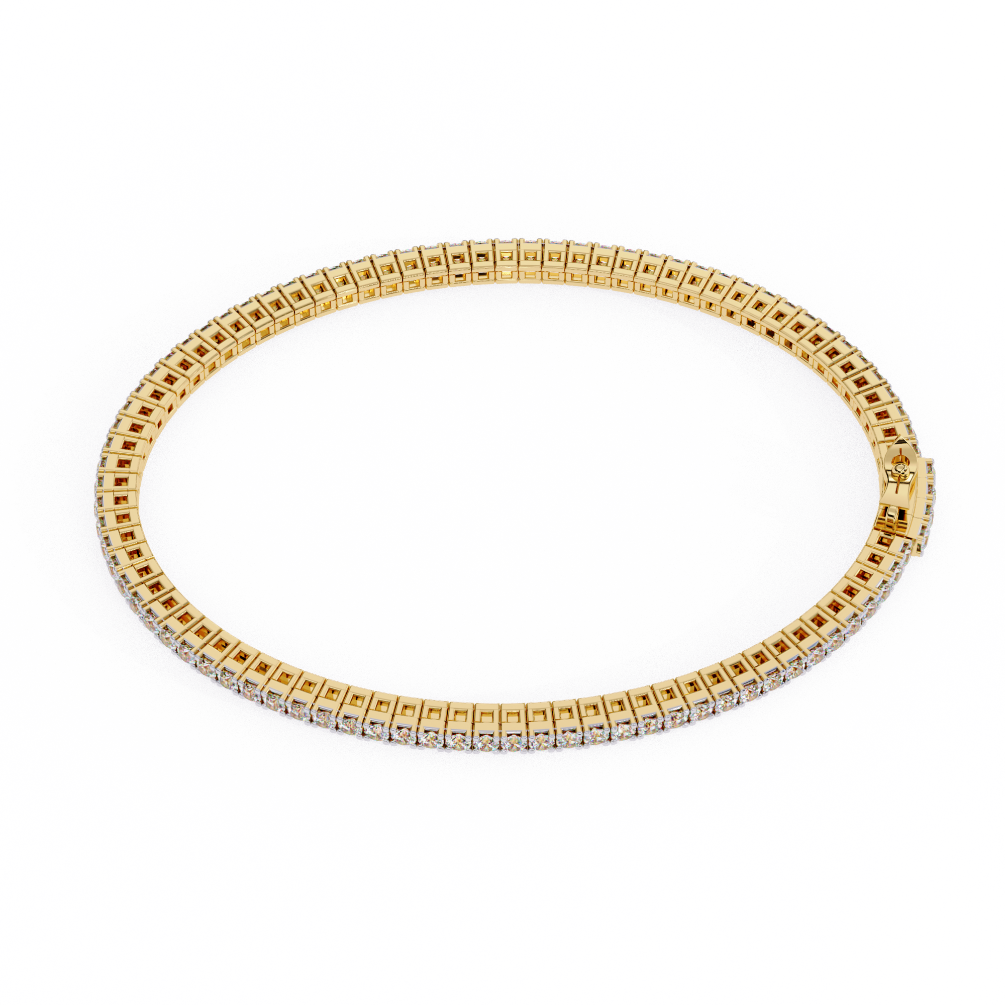 Rivière Grand Diamond Bracelet in 10k–18k Gold