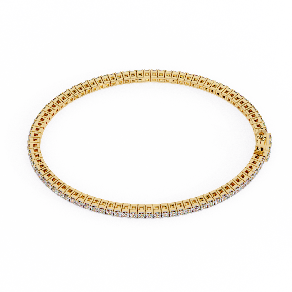 Rivière Grand Diamond Bracelet in 10k–18k Gold