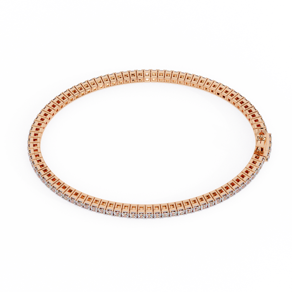 Rivière Grand Diamond Bracelet in 10k–18k Gold