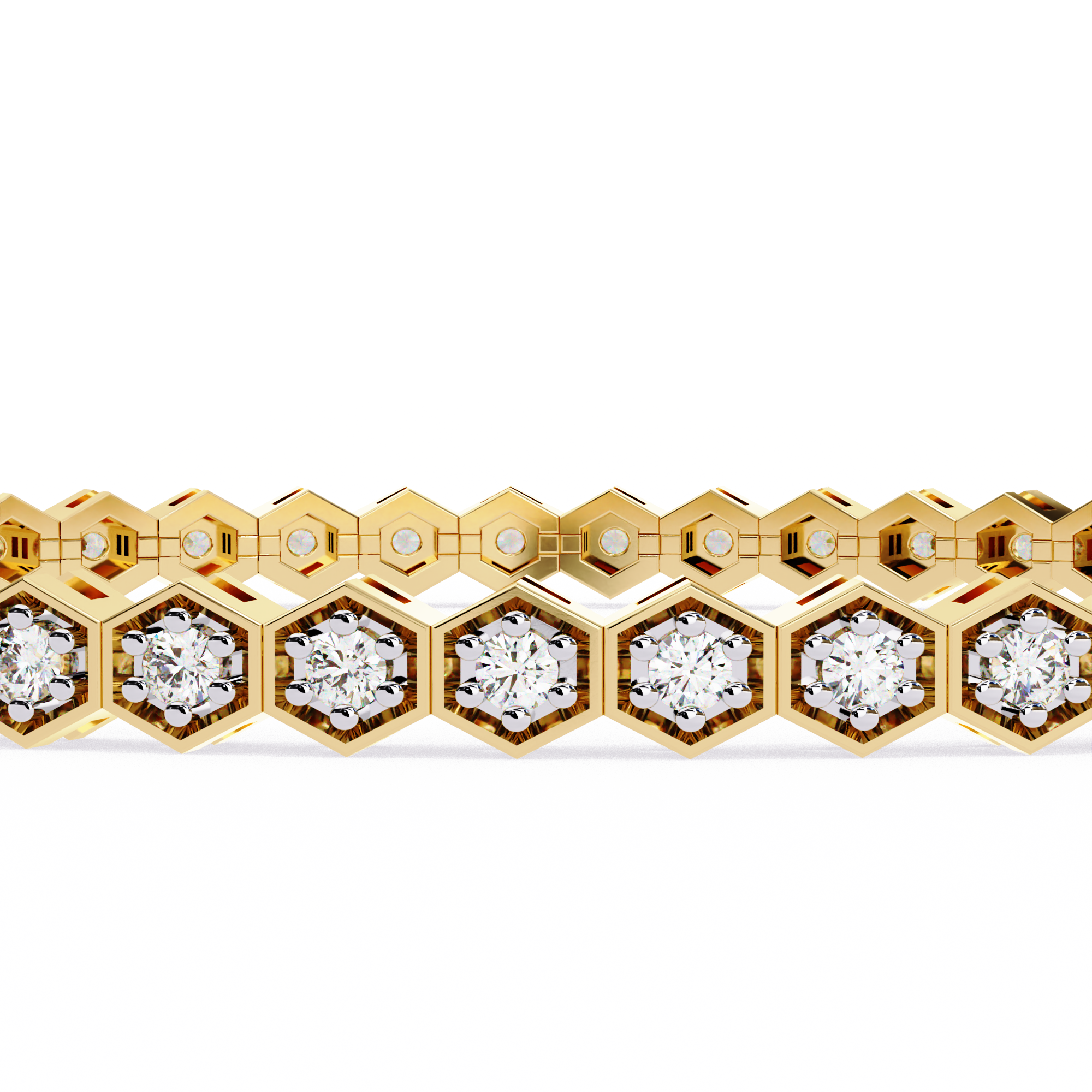 Impérial Diamond Line Bracelet in 10k–18k Gold