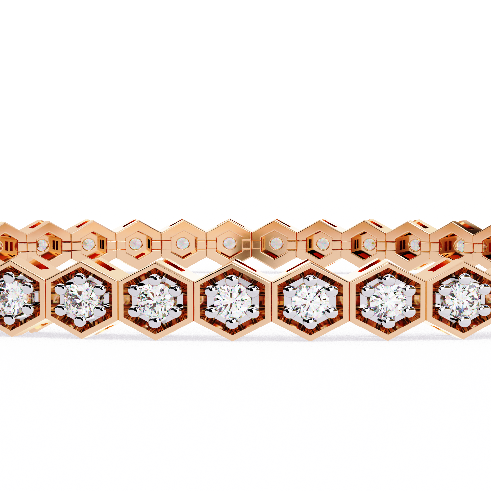 Impérial Diamond Line Bracelet in 10k–18k Gold