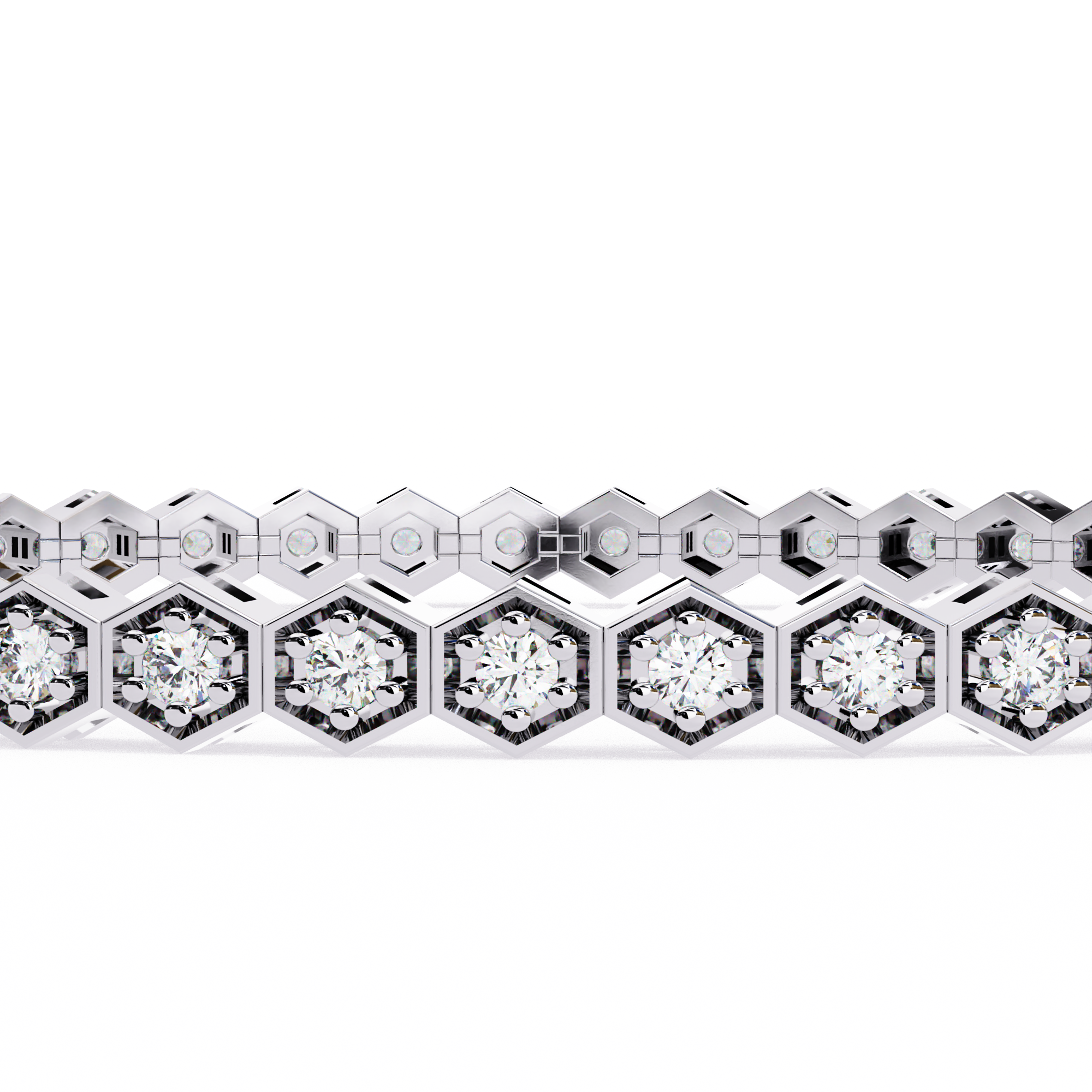Impérial Diamond Line Bracelet in 10k–18k Gold