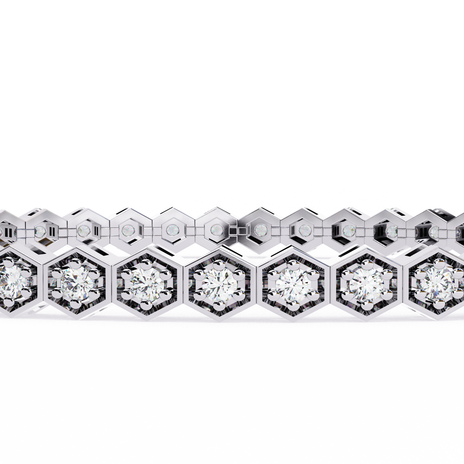 Impérial Diamond Line Bracelet in 10k–18k Gold