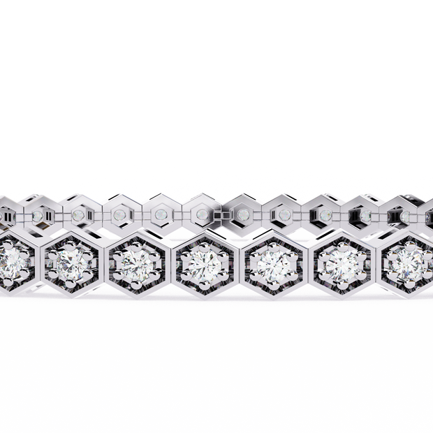 Impérial Diamond Line Bracelet in 10k–18k Gold