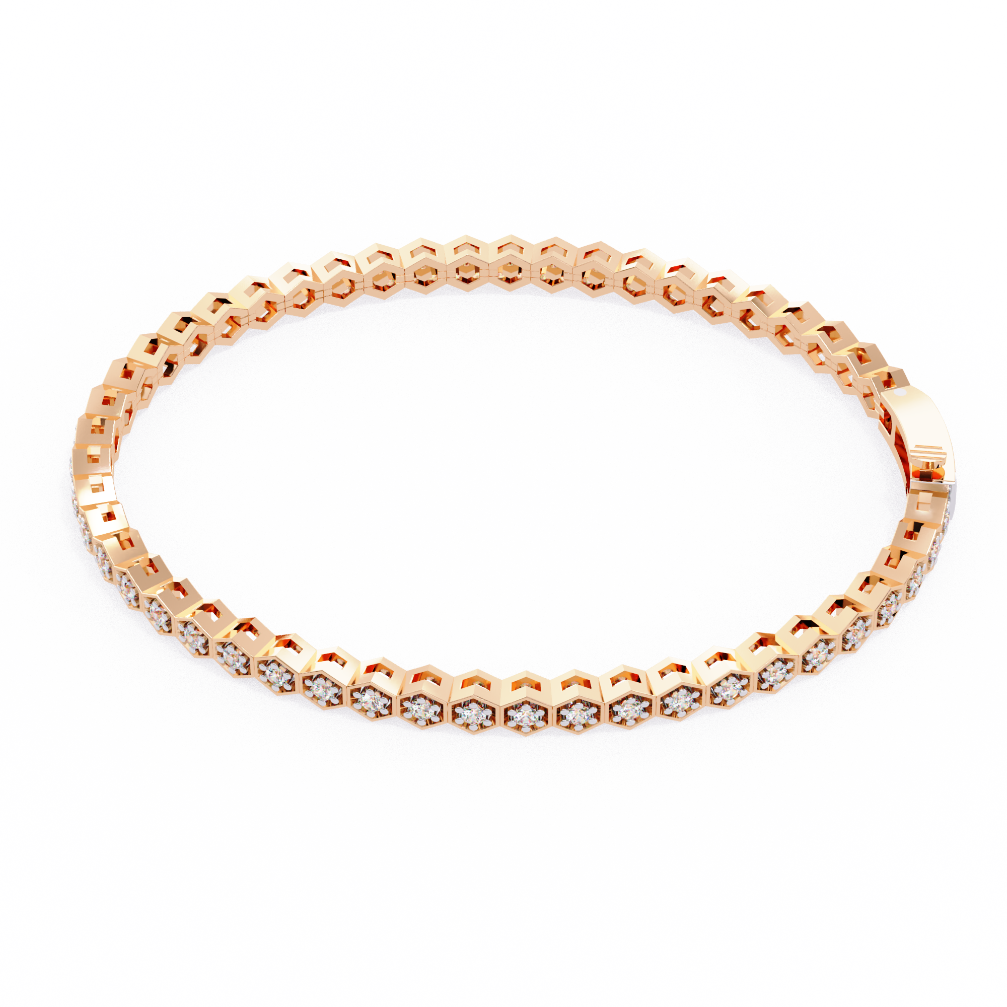 Impérial Diamond Line Bracelet in 10k–18k Gold