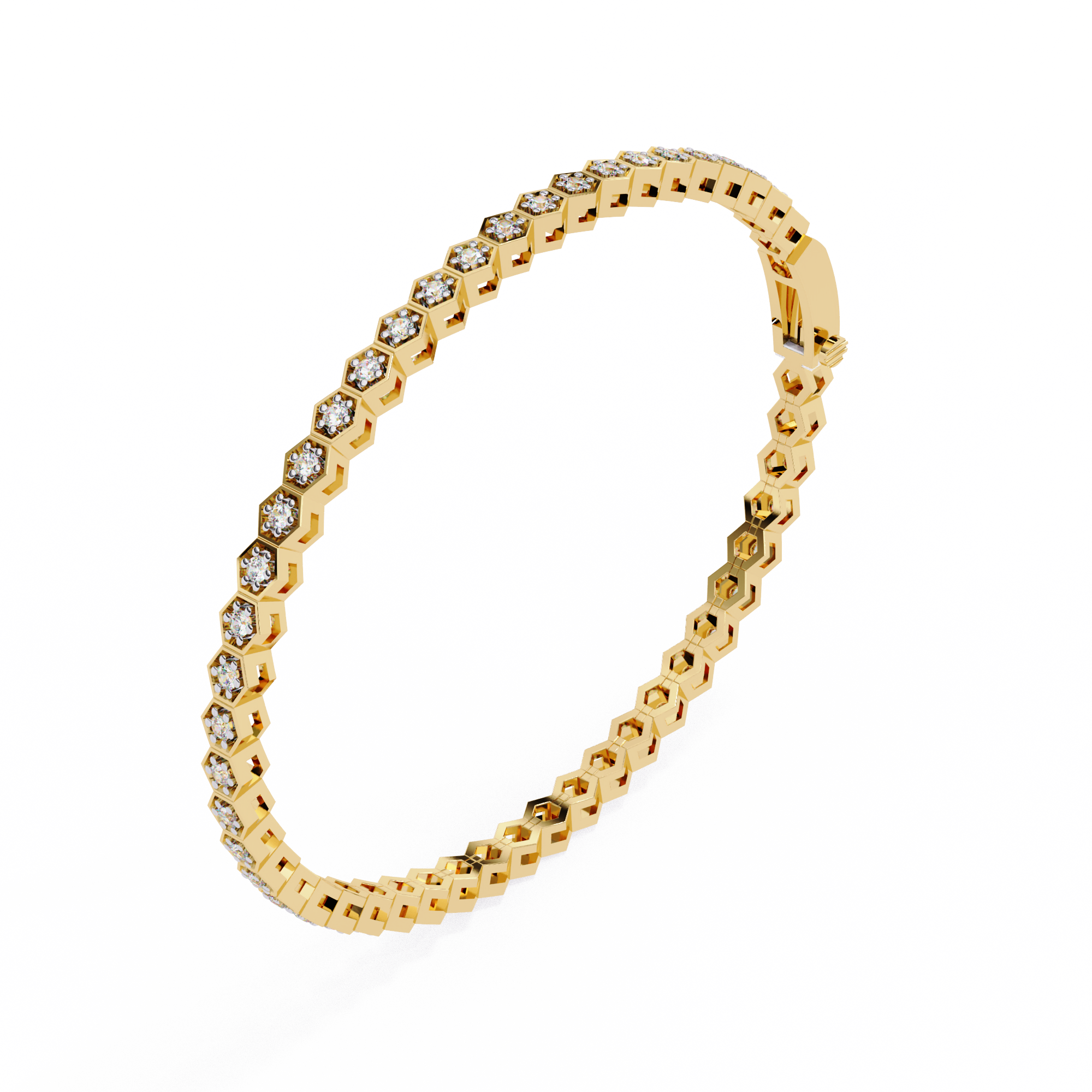 Impérial Diamond Line Bracelet in 10k–18k Gold