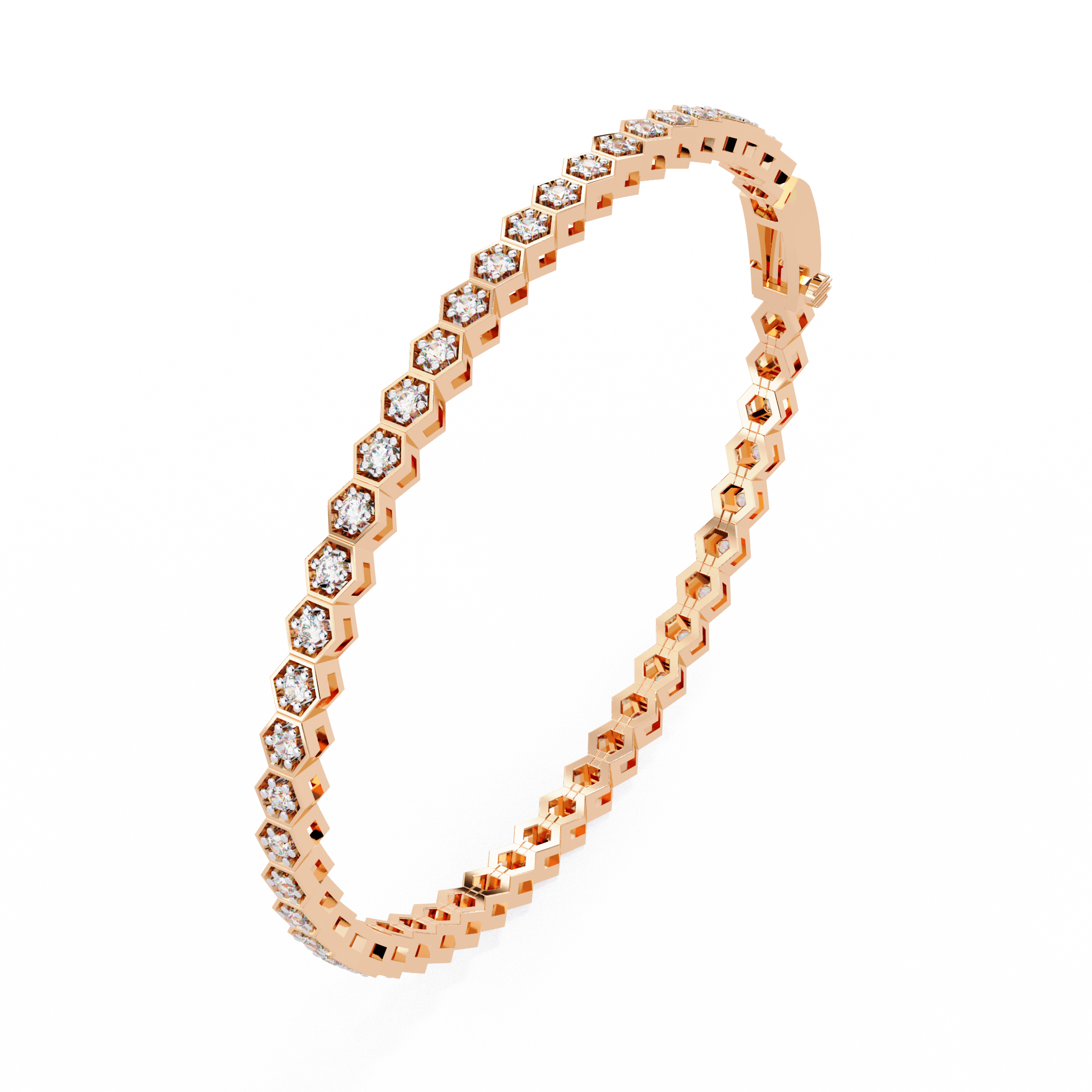 Impérial Diamond Line Bracelet in 10k–18k Gold