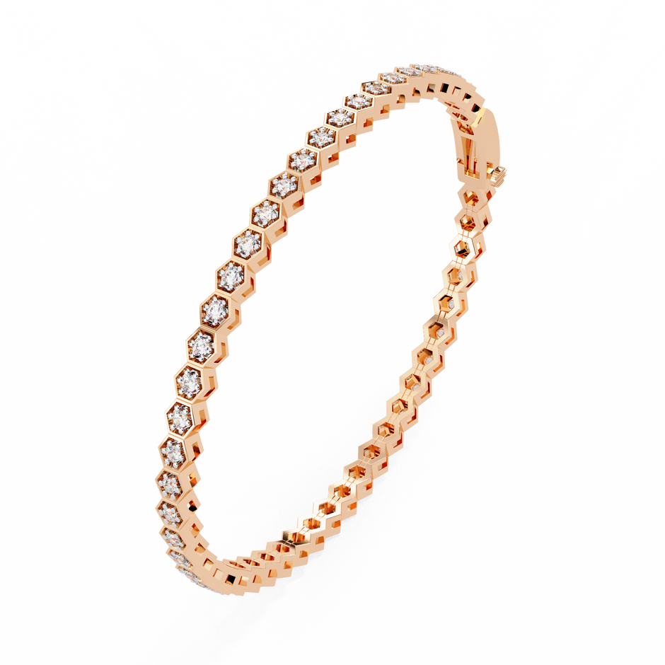 Impérial Diamond Line Bracelet in 10k–18k Gold