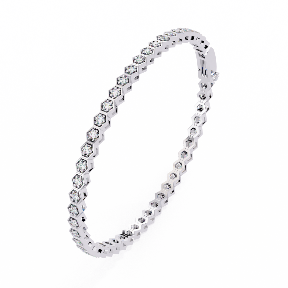 Impérial Diamond Line Bracelet in 10k–18k Gold