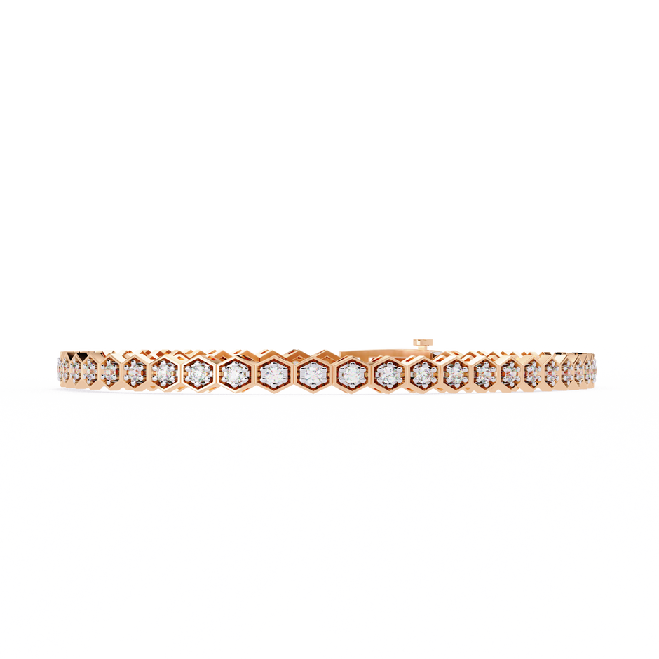 Impérial Diamond Line Bracelet in 10k–18k Gold