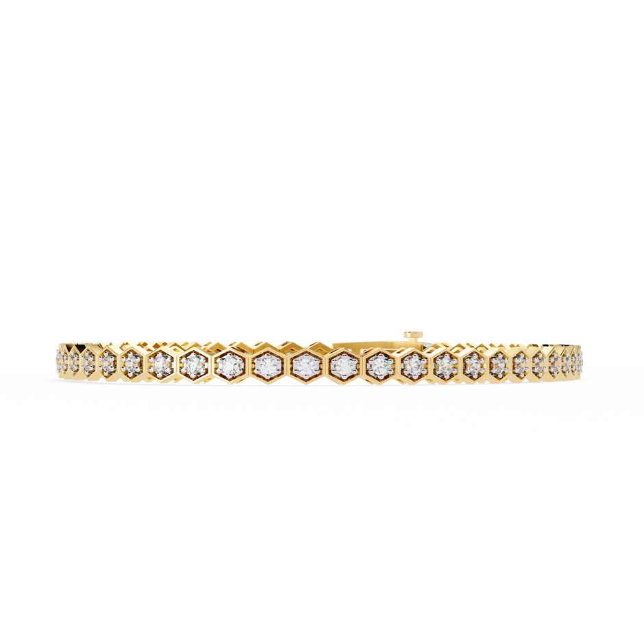 Impérial Diamond Line Bracelet in 10k–18k Gold