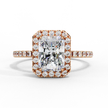 Oval-Cut Diamond Solitaire Ring in 10k–18k Gold