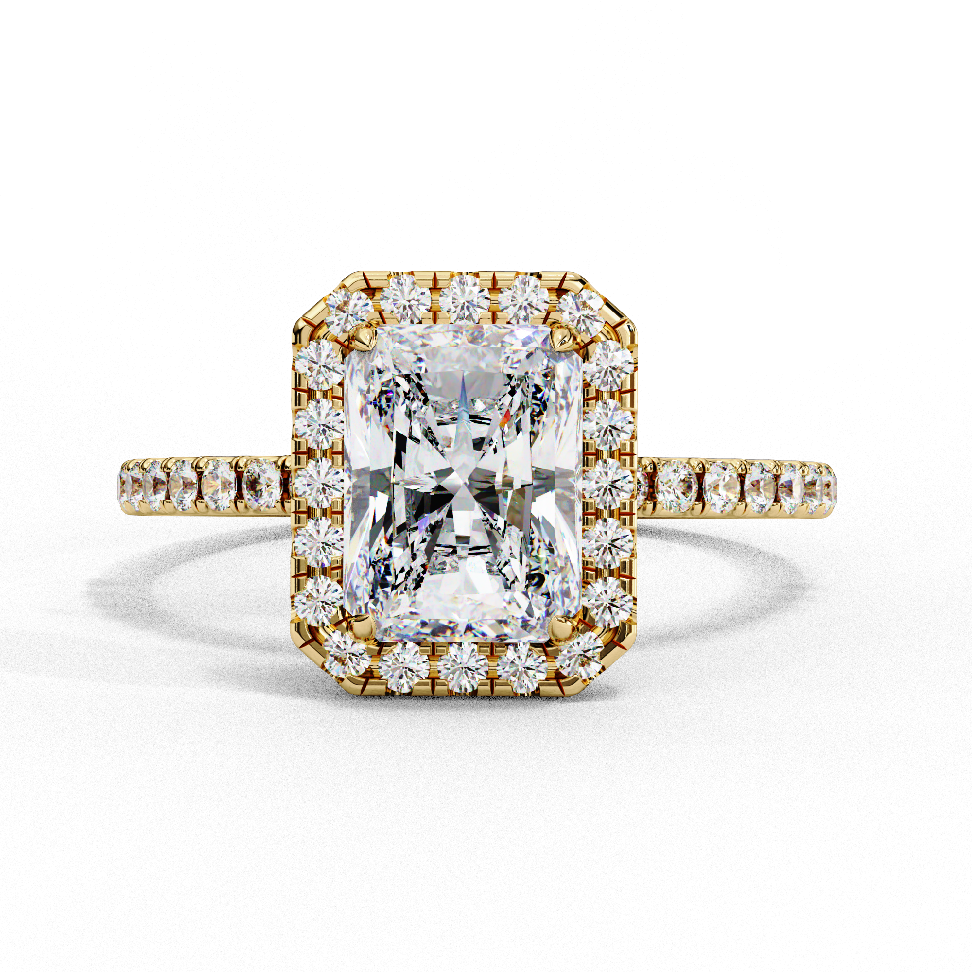 Oval-Cut Diamond Solitaire Ring in 10k–18k Gold