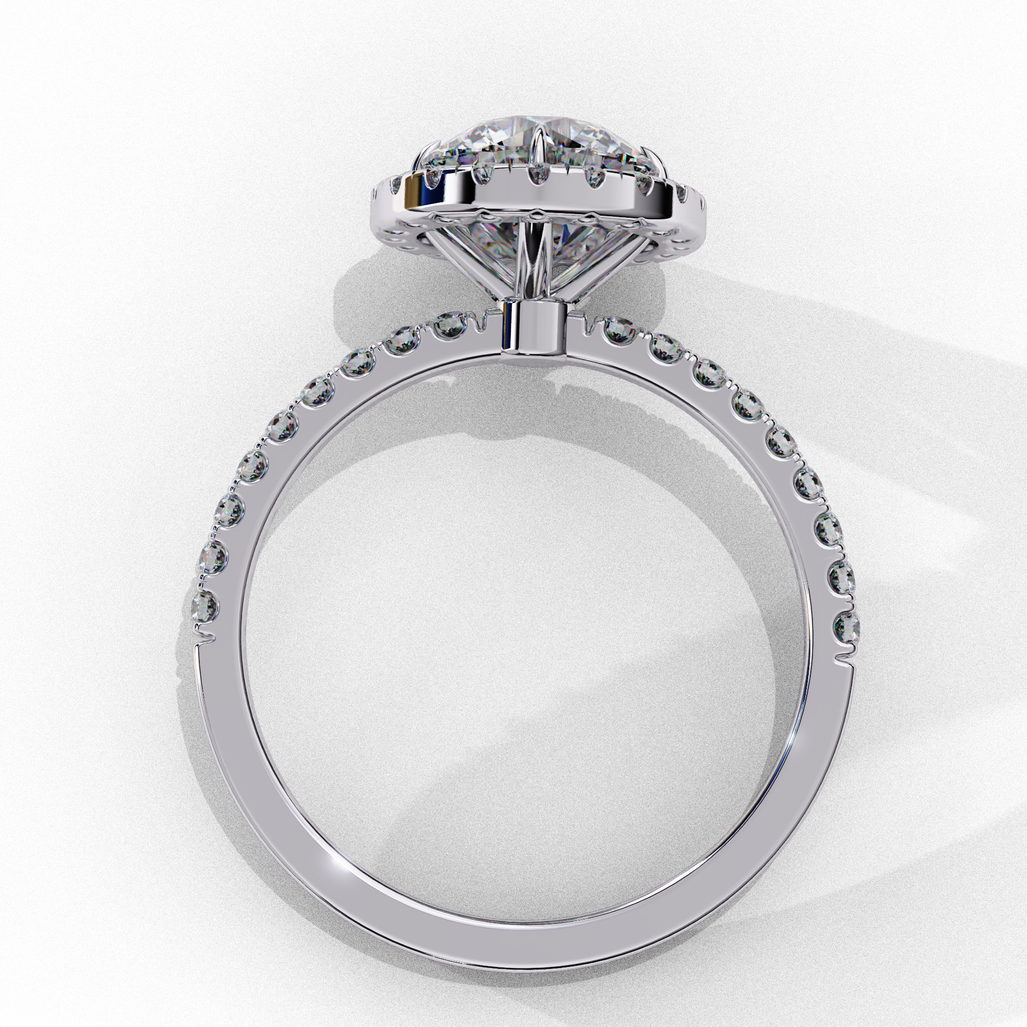 Diamond Solitaire Ring in 10k–18k Gold