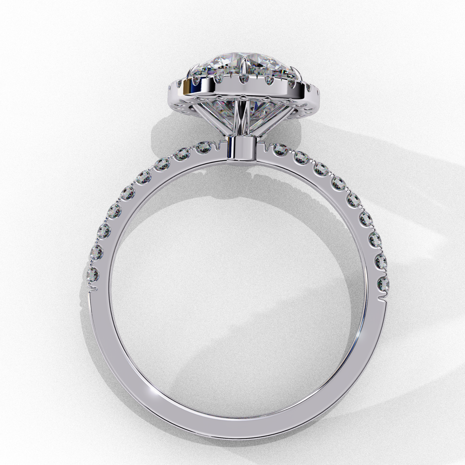 Diamond Solitaire Ring in 10k–18k Gold