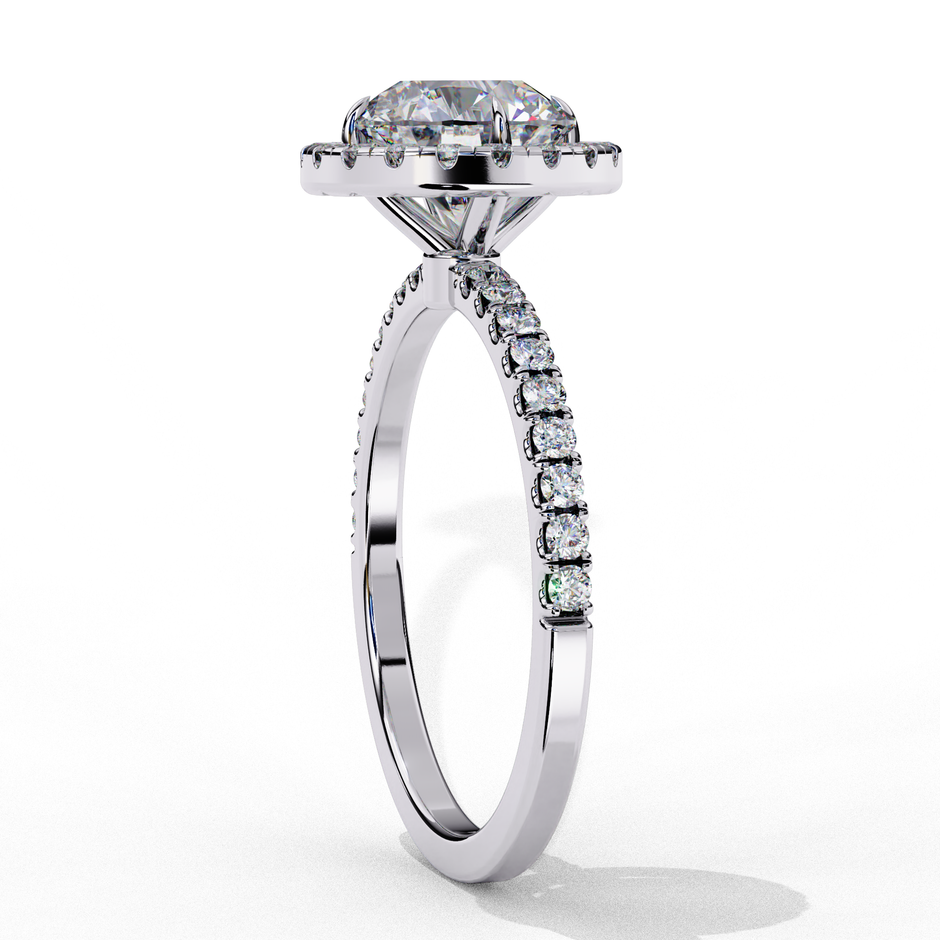 Diamond Solitaire Ring in 10k–18k Gold