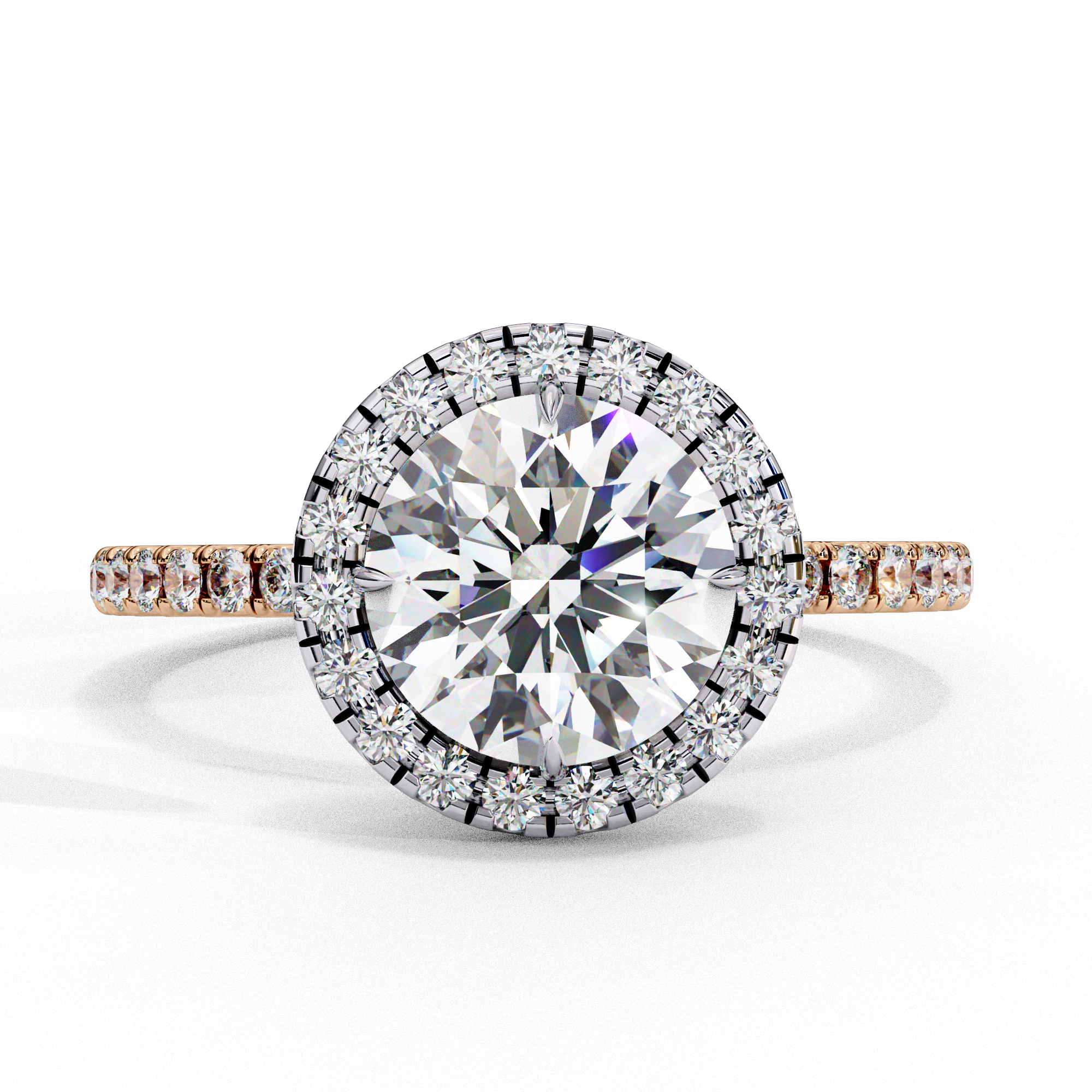 Diamond Solitaire Ring in 10k–18k Gold
