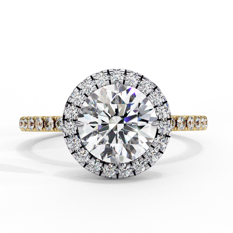 Diamond Solitaire Ring in 10k–18k Gold