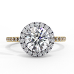 Diamond Solitaire Ring in 10k–18k Gold