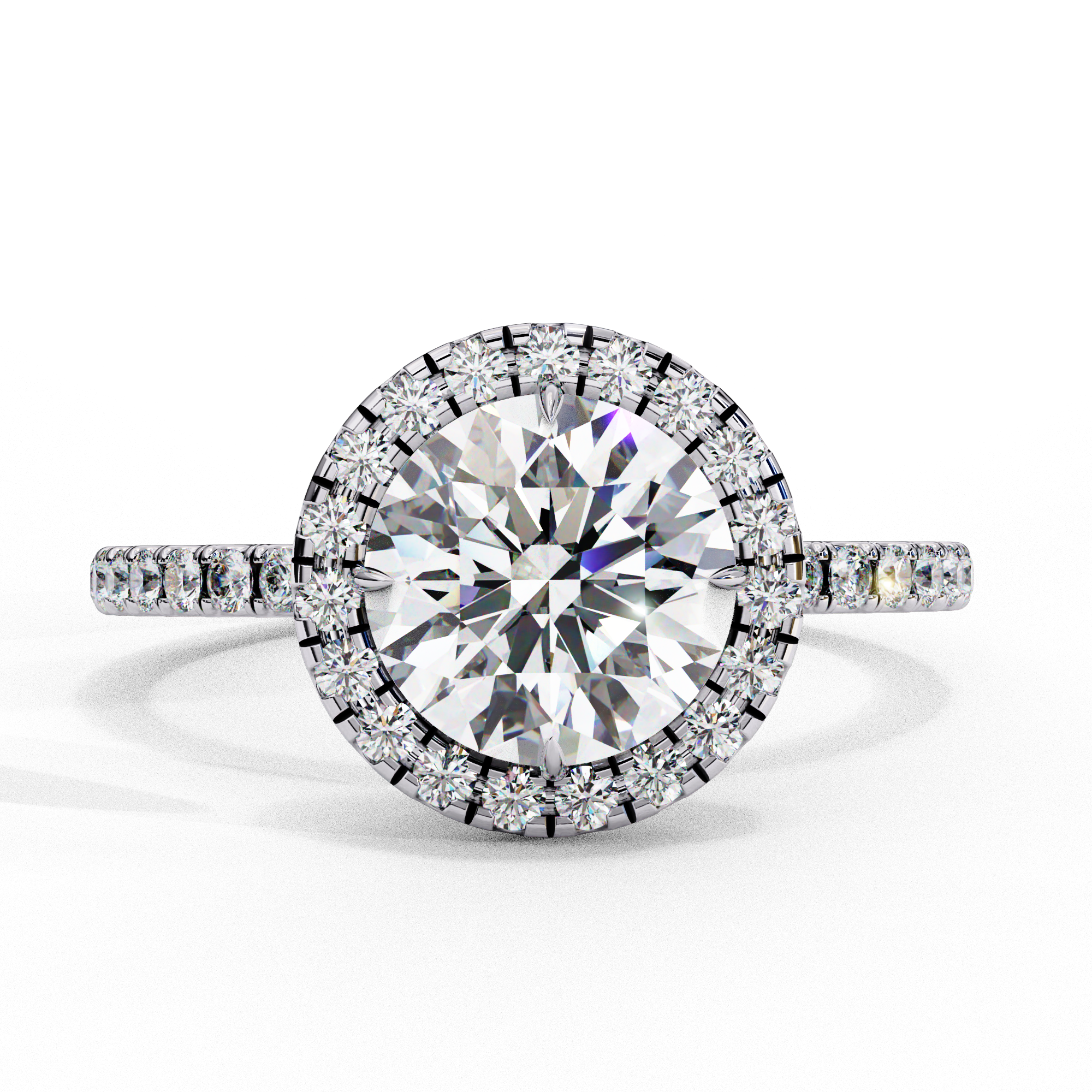 Diamond Solitaire Ring in 10k–18k Gold