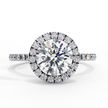 Diamond Solitaire Ring in 10k–18k Gold