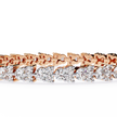 Lumière Flexible Diamond Bracelet in 10k–18k Gold