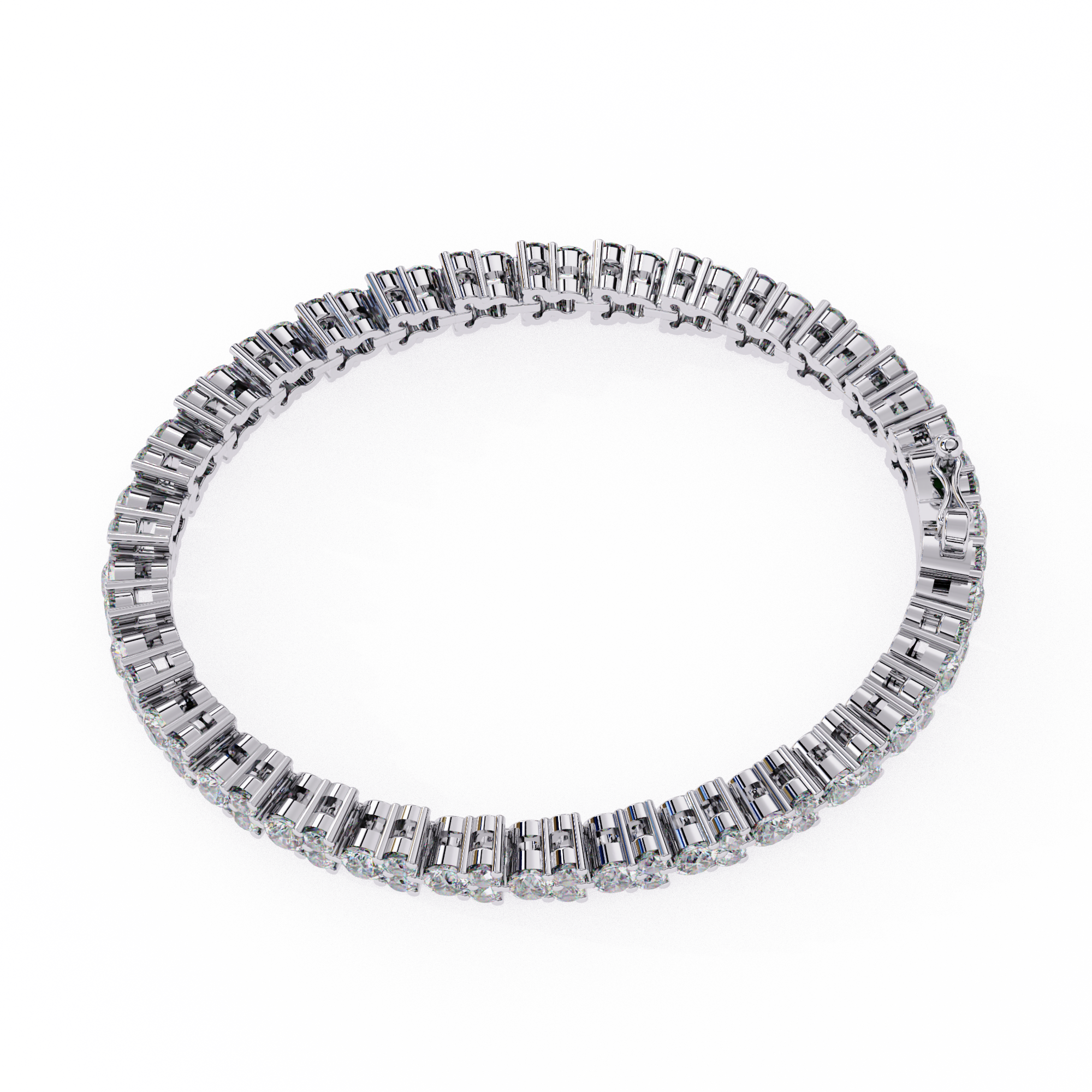 Lumière Flexible Diamond Bracelet in 10k–18k Gold