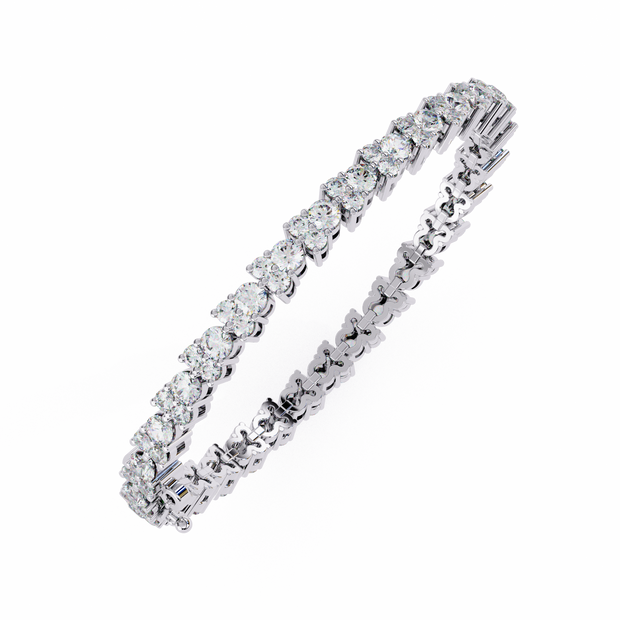 Lumière Flexible Diamond Bracelet in 10k–18k Gold
