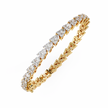 Lumière Flexible Diamond Bracelet in 10k–18k Gold