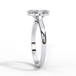 Oval-Cut Diamond Solitaire Ring in 10k–18k Gold