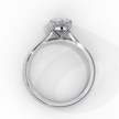 Marquise Diamond Solitaire Ring in 10k–18k Gold