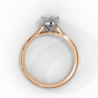 Marquise Diamond Solitaire Ring in 10k–18k Gold
