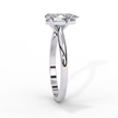 Marquise Diamond Solitaire Ring in 10k–18k Gold