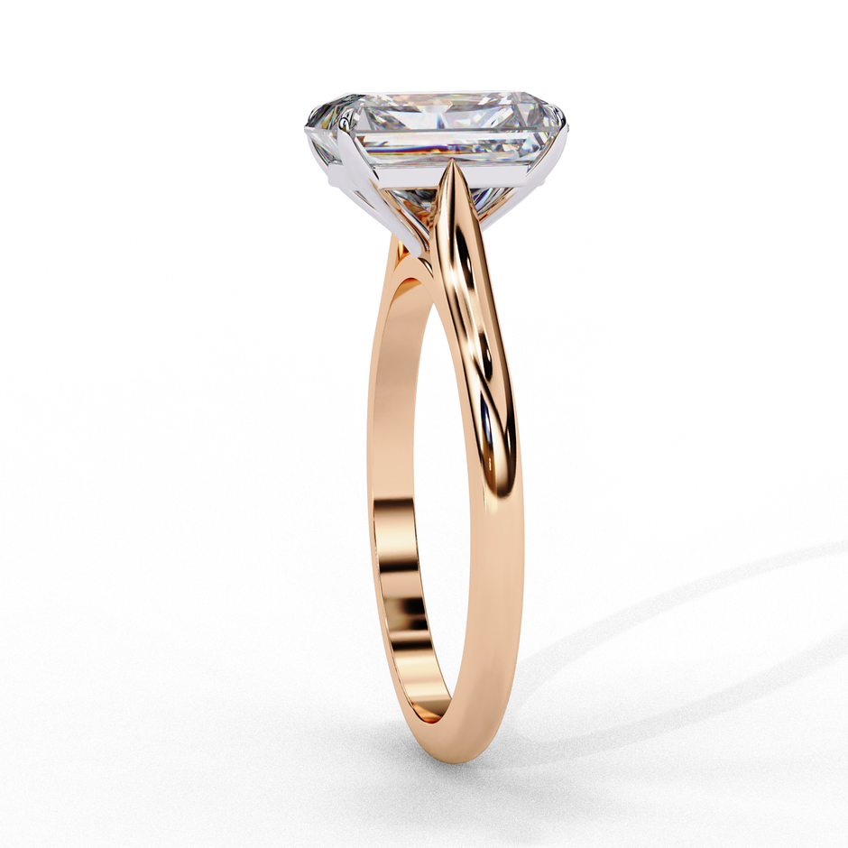 Diamond Solitaire Ring in 10k–18k Gold