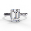 Diamond Solitaire Ring in 10k–18k Gold