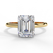 Diamond Solitaire Ring in 10k–18k Gold