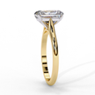 Round Brilliant Diamond Solitaire Ring in 10k–18k Gold