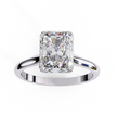 Round Brilliant Diamond Solitaire Ring in 10k–18k Gold
