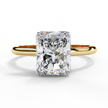 Round Brilliant Diamond Solitaire Ring in 10k–18k Gold