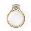 Heart-Shaped Diamond Solitaire Ring in 10k–18k Gold