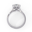 Heart-Shaped Diamond Solitaire Ring in 10k–18k Gold